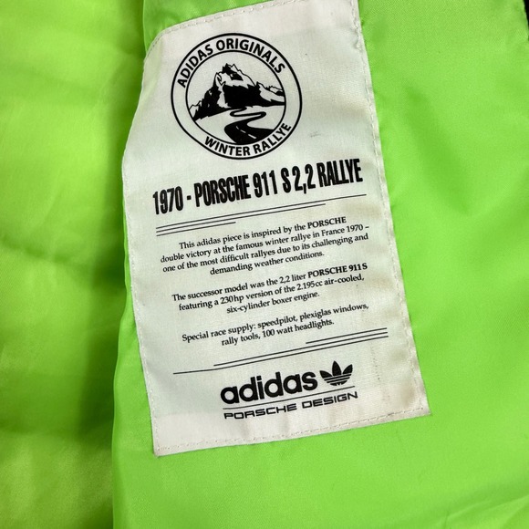 Adidas Originals Porsche Design Men Black Puffer Vest G72699 XL 911s Rallye Y2K - Picture 6 of 15